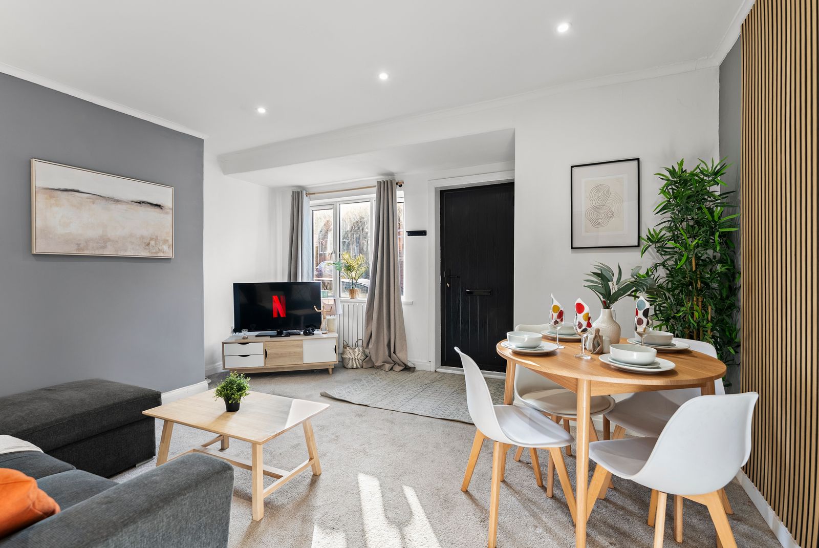 Modern 2BR – Parking & Work Area | NS