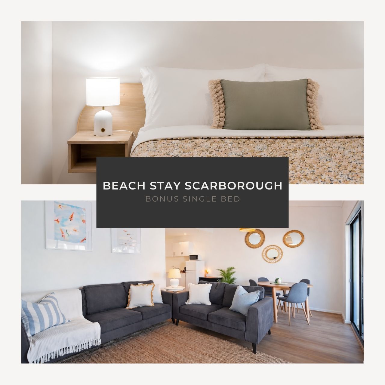 Beach Stay Scarborough • Bonus Single Bed • Pool with Slide